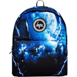 Galaxy Lightning Backpack (One Size) (Black/Blue/White) - Hype