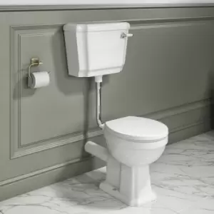 Close Coupled Traditional Low Level Toilet with Soft Close Seat - Park Royal