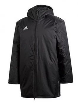 adidas Core Stadium Jacket - Black, Size XL, Men