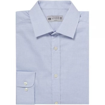Turner and Sanderson St James Nail Head Textured Shirt - White