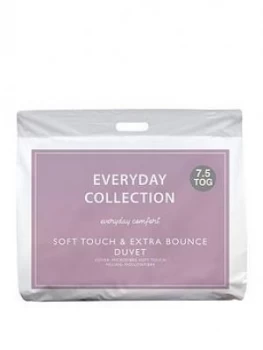 Everyday Collection Soft Touch and Extra Bounce 7.5 Tog Duvet