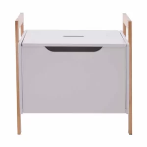 Premier Housewares Wooden Storage Box, white