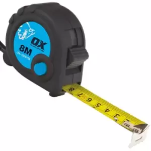 Ox Tools - ox Trade Tape Measure 8m Metric - n/a