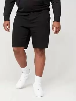 Calvin Klein Big & Tall Bt_micro Logo Repreve Shorts - Black, Size 4XL, Men