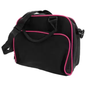 Bagbase Compact Junior Dance Messenger Bag (15 Litres) (one Size, Black/Fuchia)