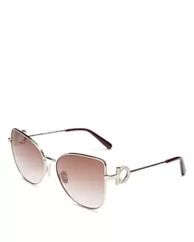Salvatore Ferragamo Cat Eye Sunglasses, 60mm