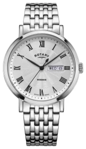 Rotary GB05420/01 Mens Windsor Stainless Steel Bracelet Watch