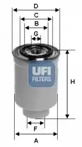 UFI 24.017.00 Fuel Filter