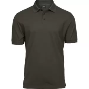 Tee Jays Mens Luxury Stretch Short Sleeve Polo Shirt (M) (Powder Grey)