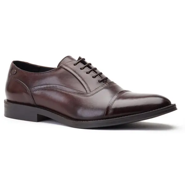Base London Mens Wilson Waxy Cushioned Leather Shoes UK Size 12 (EU 46)