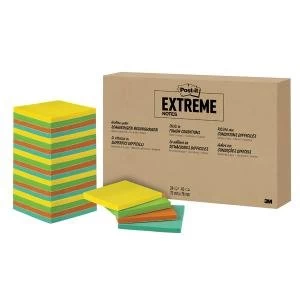 Post-it Notes Extreme 76 x 76mm Assorted Pack of 24 EXT33M-24-EU1