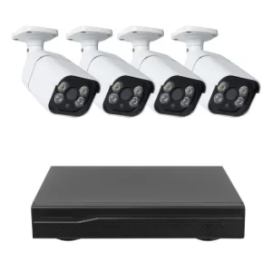 electriQ 4 Camera 5MP Super HD NVR CCTV System with 2TB HDD