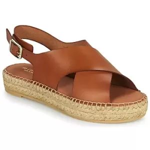 Minelli MOULTI womens Sandals in Brown,7