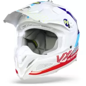 Scorpion VX-22 Air Ares White-Blue-Red XL