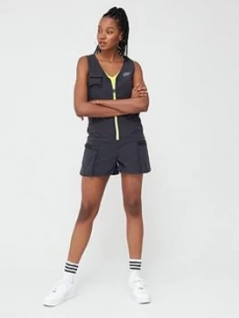 Nike NSW Icon Clash Playsuit - Black Size M Women