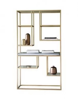 Hudson Living Pippard Open Display Unit - Champagne