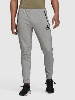 adidas Plus Size Tape Jogger Pants - Grey/Black, Grey/Black, Size 2XL, Men