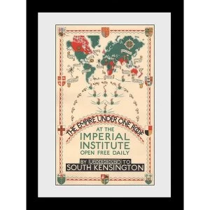 Transport For London Empire Under One Roof 60 x 80 Framed Collector Print