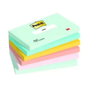 Post-it Notes Beachside Colour 76x127mm x100 Pack of 6 7100259082