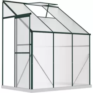 Outsunny - Walk-In Garden Greenhouse Aluminum Frame Polycarbonate 6 x 4ft