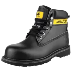 Amblers Unisex Steel FS9 Steel Toe Cap Safety Boot / Womens Boots (4 UK) (Black) - Black