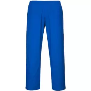 2208 - Royal Blue Food Industry Baker Trousers sz Medium Regular - Royal Blue - Portwest