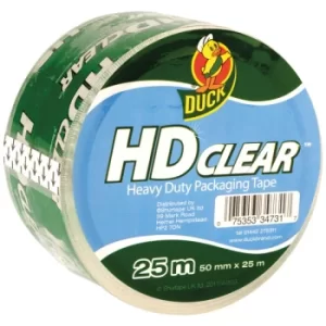 Duck Tape 222181 Packaging Heavy-Duty 50mm x 25m Clear