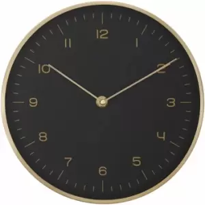 Elko Gold / Black Finish Wall Clock - Premier Housewares