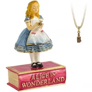 Arora Secrets from Hidden Treasures Alice in Wonderland Trinket Box, Multicolour, One Size