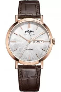 Mens Rotary Swiss Made Windsor Quartz Watch GS90157/02