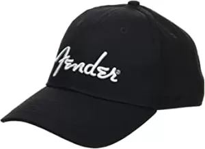 Fender - Logo Unisex Baseball Cap - Black