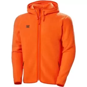 Helly Hansen Heritage Fleece Full Zip Hooded Jacket Orange