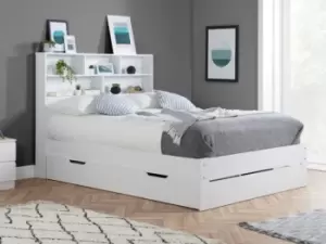 Birlea Alfie 4ft Small Double White Wooden 1 Drawer Bed Frame