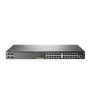 Aruba a HP Enterprise company Aruba 2540 24G PoE+ 4SFP+ Managed L2 Gigabit Ethernet (10/100/1000) Grey 1U Power over Ethernet (PoE)