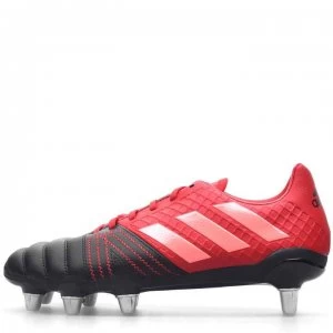 adidas Kakari Elite Men Rugby Boots Soft Ground - Black/Red
