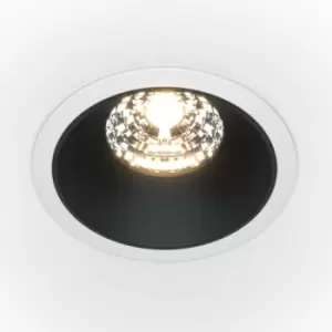 Maytoni Lighting - Maytoni Maytoni Alfa LED Round Dimmable Recessed Downlight White, Black, 1050lm, 3000K