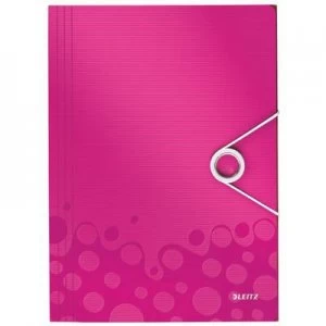 Leitz Elasticated folder WOW 4599 4599-00-23 A4 Pink