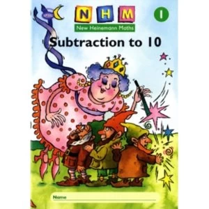 New Heinemann Maths Yr1, Subtraction to 10 Activity Book (8 Pack) by Pearson Education Limited (Multiple copy pack, 1999)