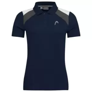 Head Tech Polo Shirt Womens - Blue