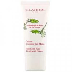 Clarins Hand and Foot Care Fig Leaf Scented Hand and Nail Treatment Cream 30ml / 1 oz.