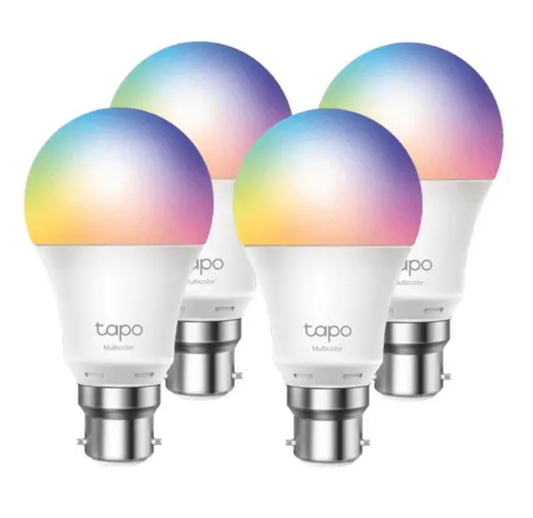 TP Link Tapo L530B WiFi Colour-Changeable Smart Bulb (4-Pack)