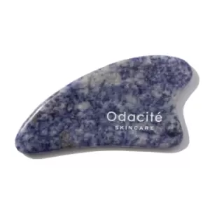 Odacite Crystal Contour Gua Sha Blue Sodalite Beauty Tool