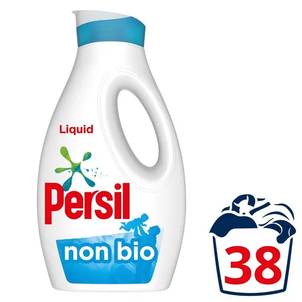 Persil Non Bio Laundry Washing Liquid Detergent 1.026L