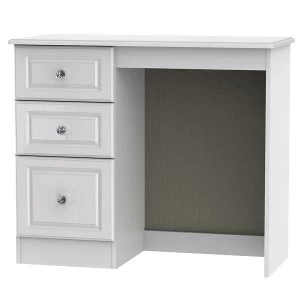 Robert Dyas Berryfield Ready Assembled 3-Drawer Dressing Table - Gloss White