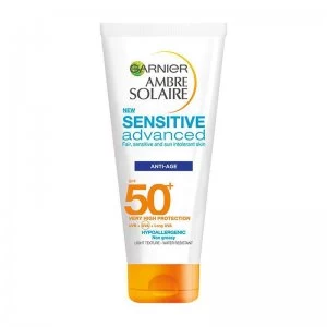 Garnier Sensitive Advanced SPF50 Anti Age Sun Cream 50ml