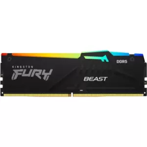 Kingston FURY Beast RGB 32GB (1x32GB) 4800MHz DDR5 Memory