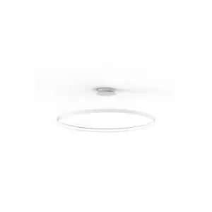 Circle Integrated LED Pendant Ceiling Light, White, 7820lm, 3000K