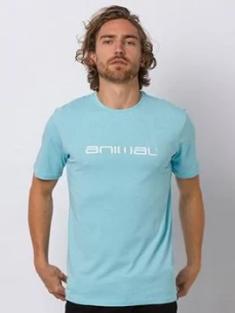 Animal Classico Graphic T-Shirt - Pale Blue Size XL, Men