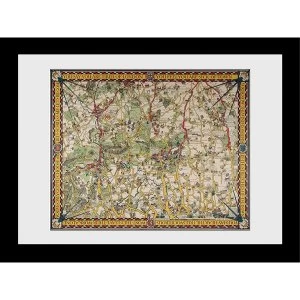 Transport For London Map 4 60 x 80 Framed Collector Print