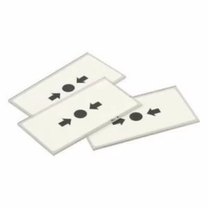 KAC Call Point Break Glass Fire Alarm Replacement Glass - Pack Of Five